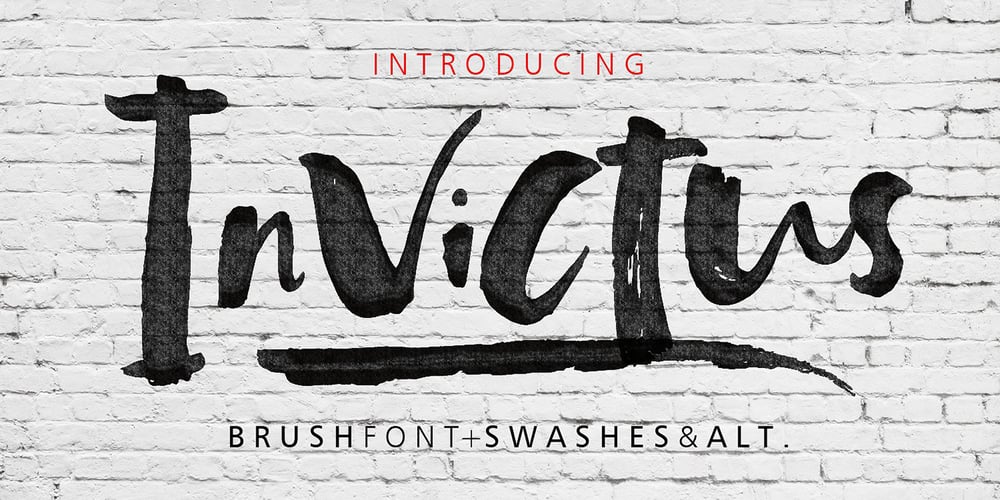 Invictus font
