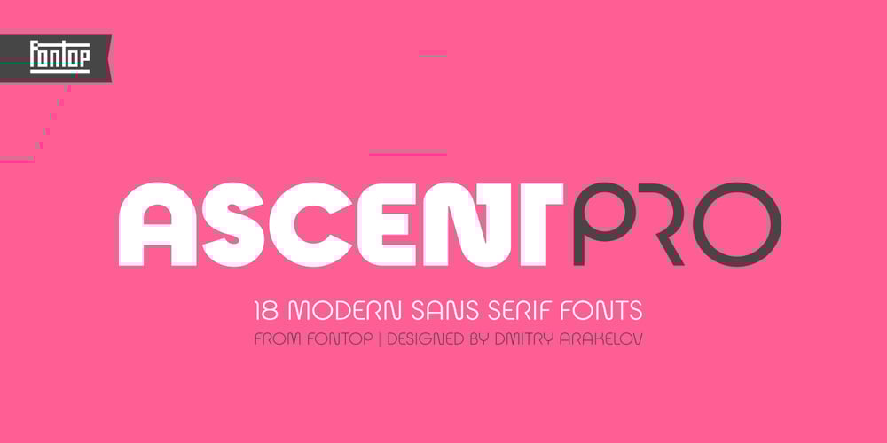 Ascent Pro font
