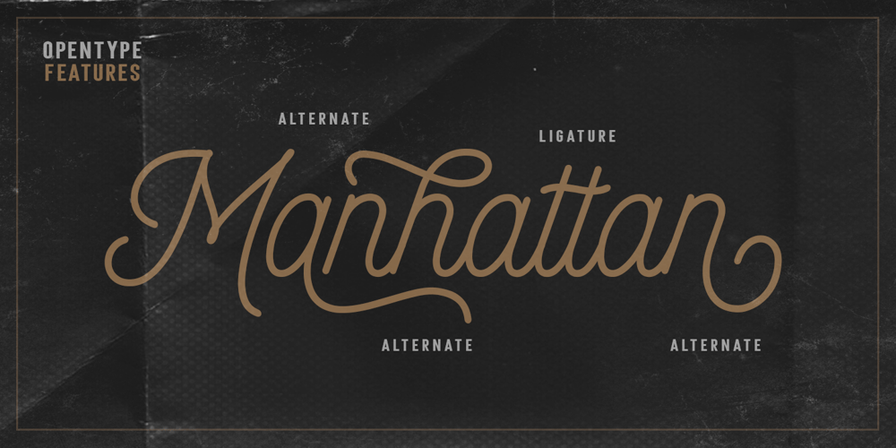 Monotage font