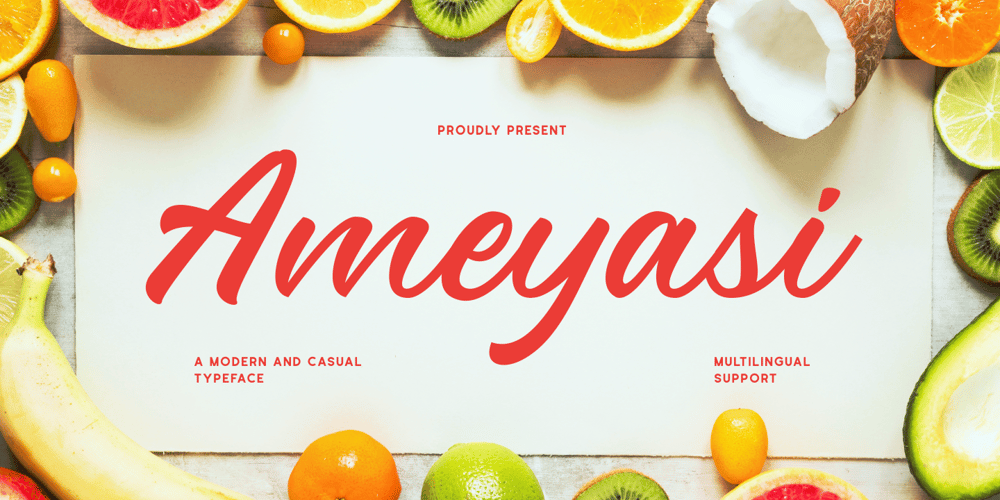 Ameyasi font