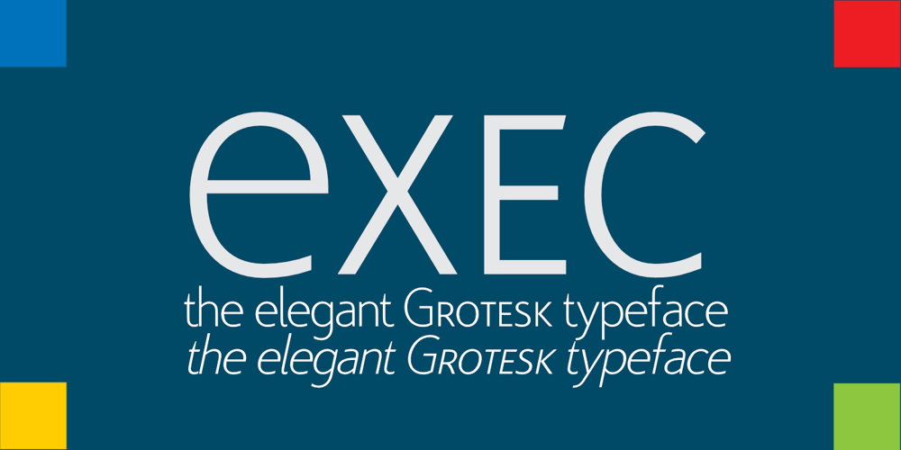 Exec font