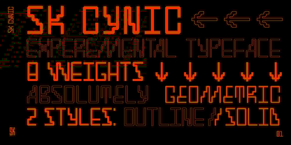 SK Cynic font