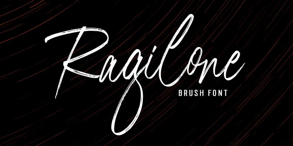 Ragilone Brush font