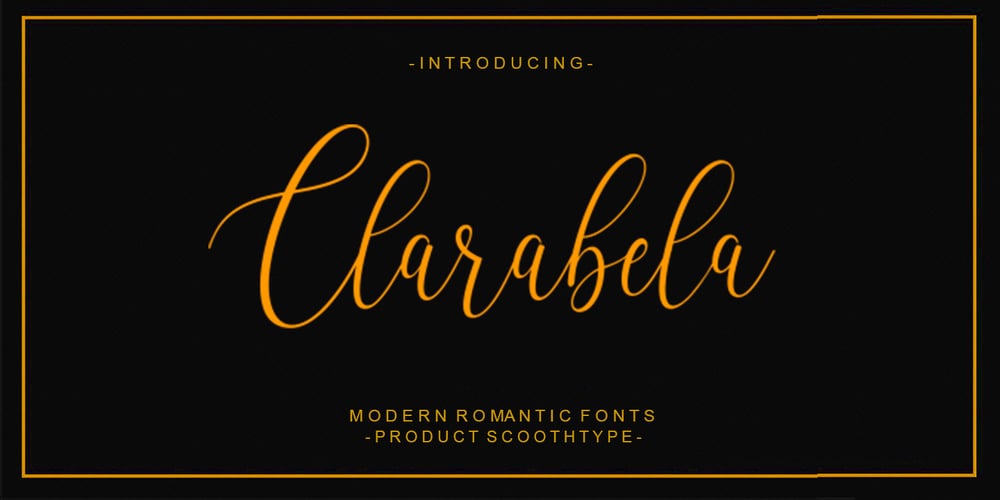 Clarabela font