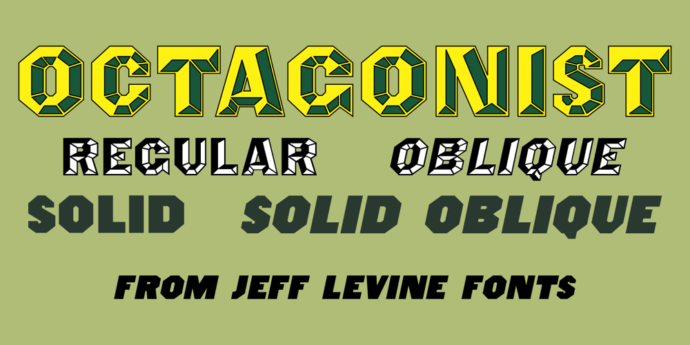Octagonist JNL font