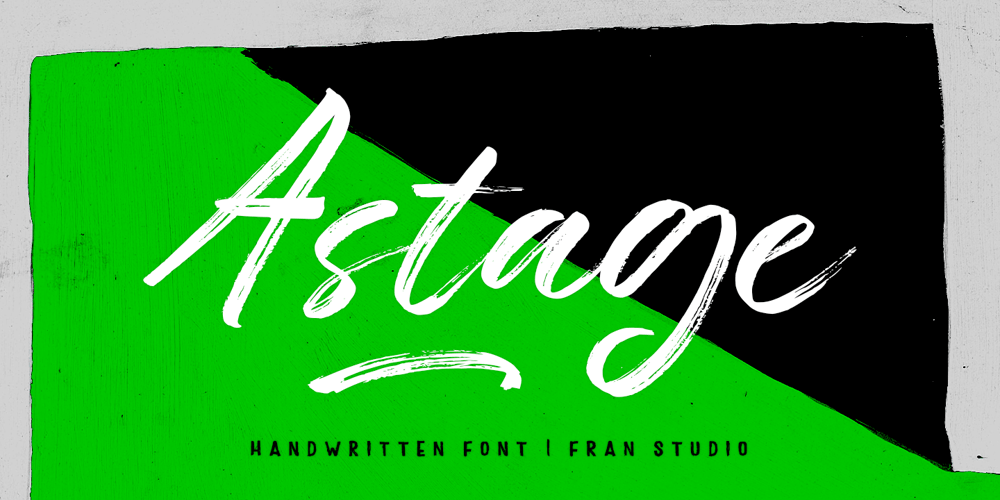 Astage font