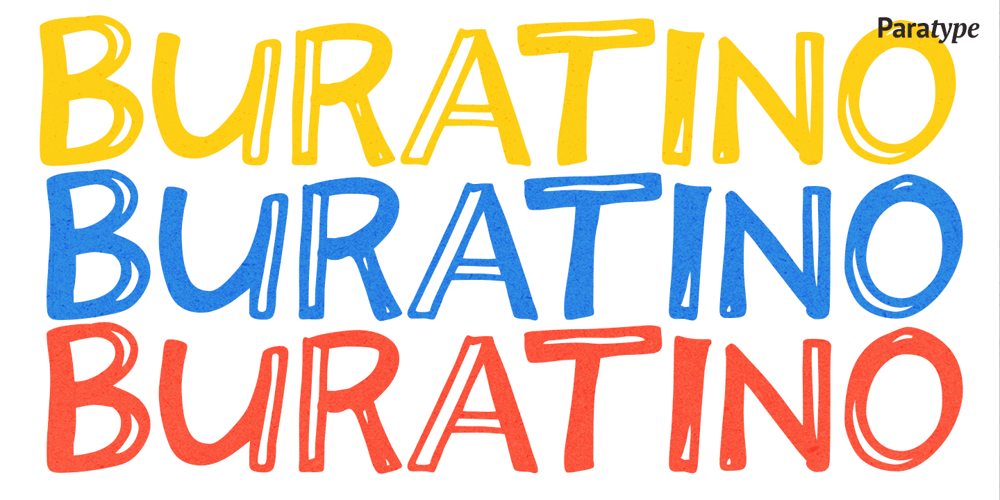 Buratino font