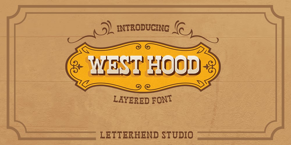 West Hood font
