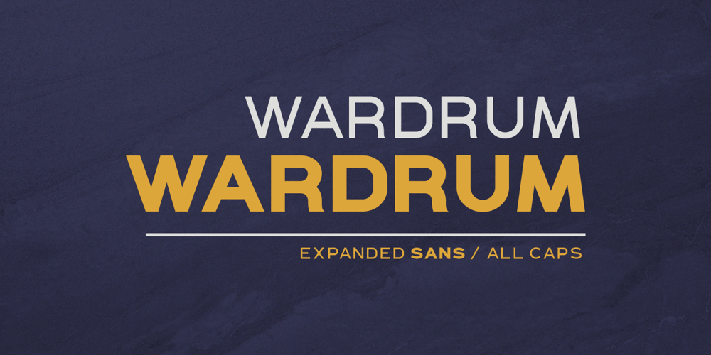 Wardrum font