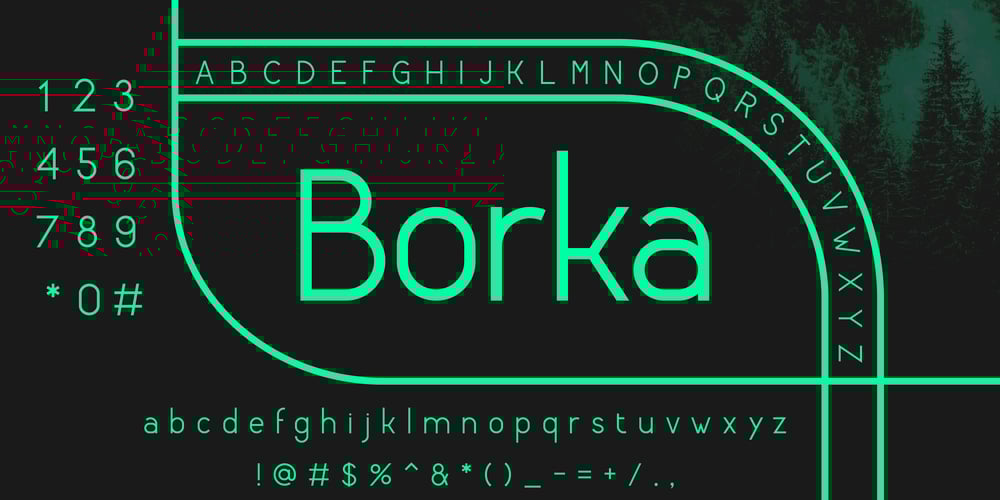Borka font