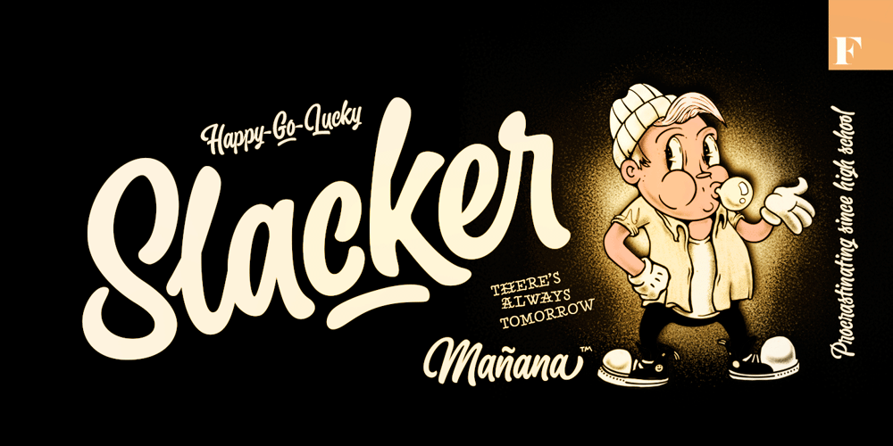 Slacker font