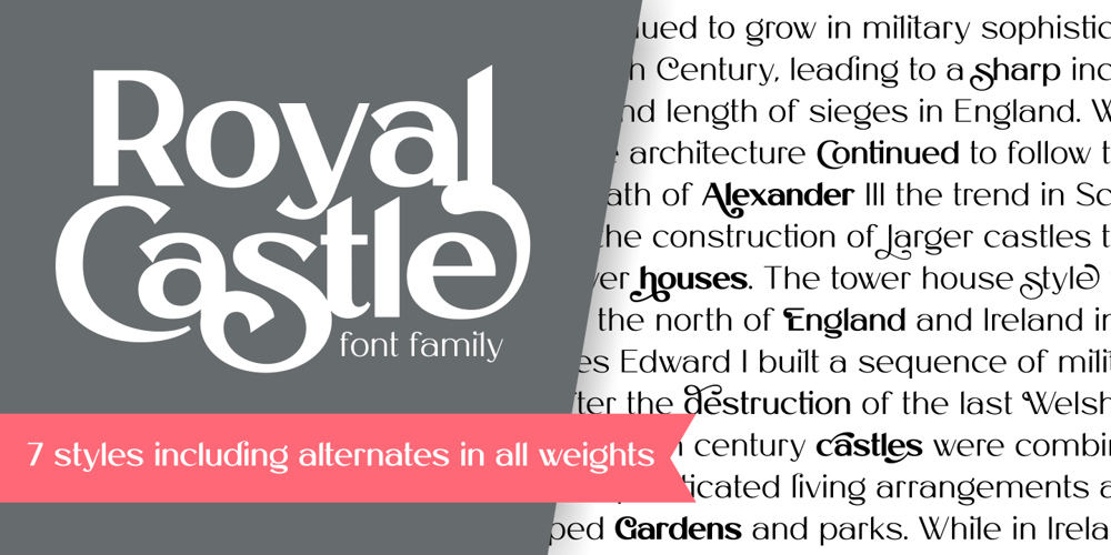 Royal Castle font