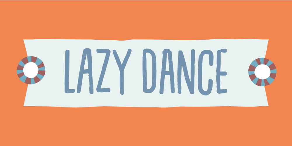 Lazy Dance font