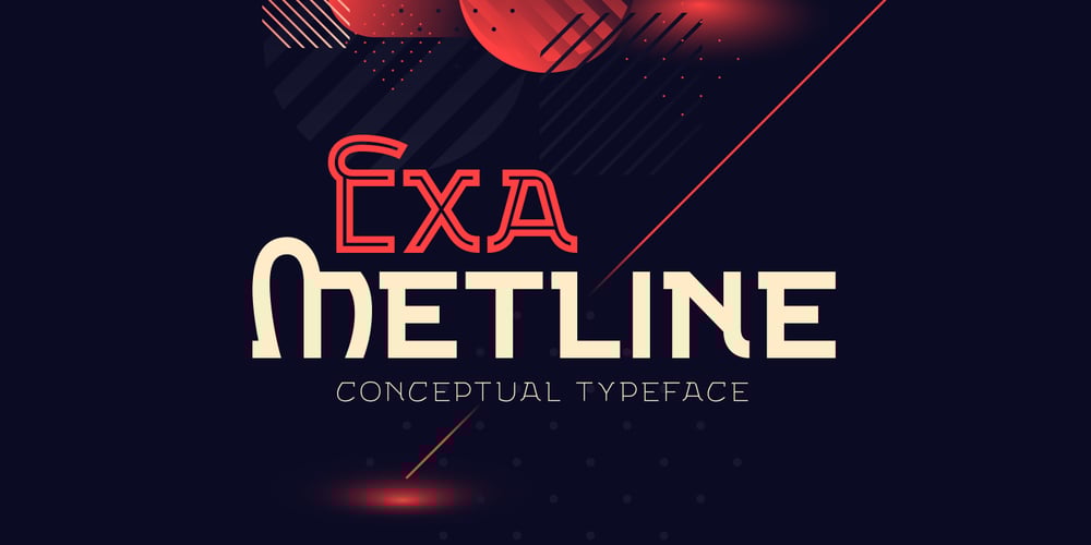 Exa Metline font