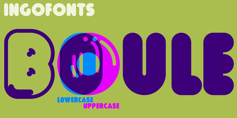 Boule Plus font