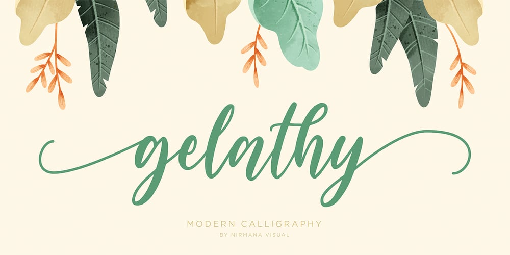 Gelathy font