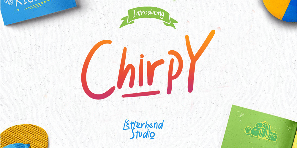 Chirpy font