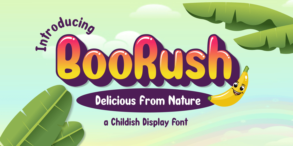 BooRush font