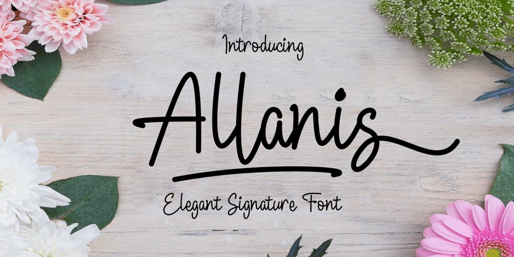 Allanis font