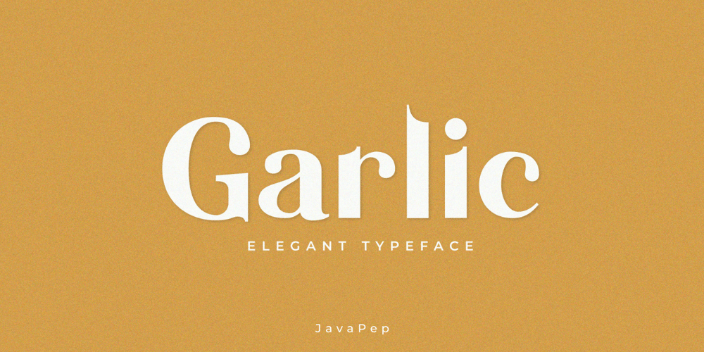 Garlic font