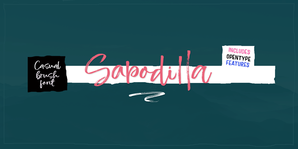 Sapodilla font