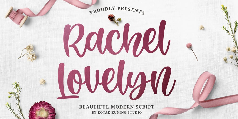 Rachel Lovelyn font