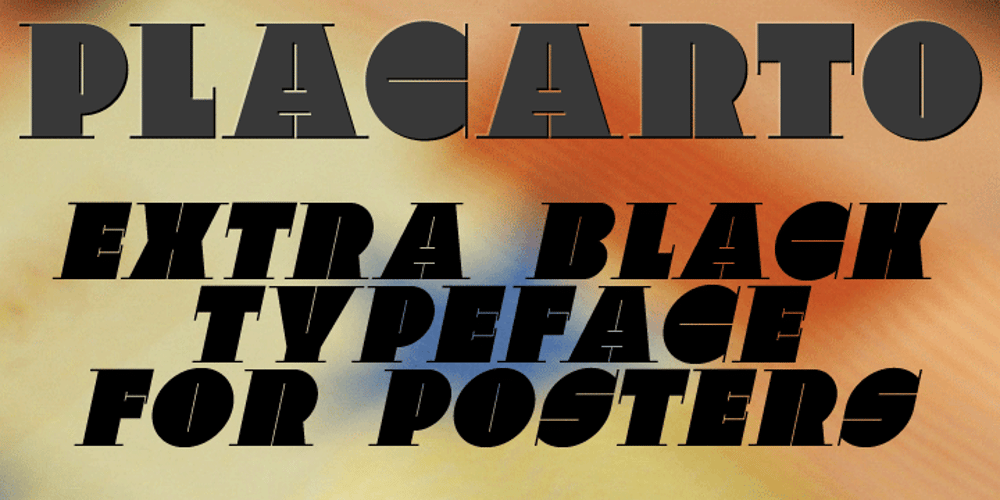 Placarto 4F font
