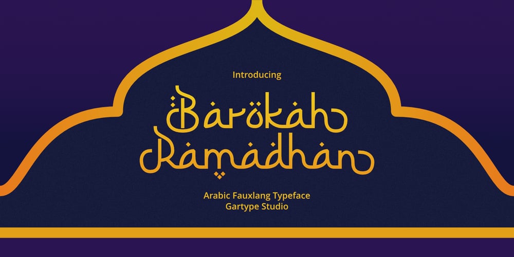 Barokah Ramadhan font