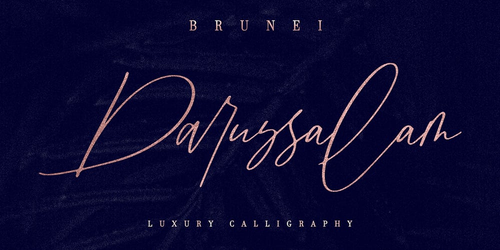 Brunei Darussalam font