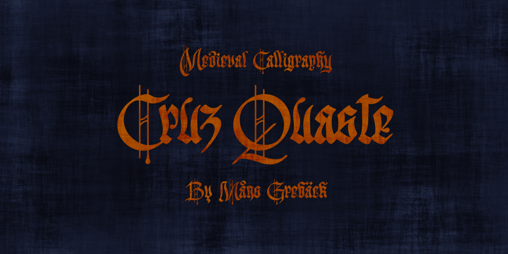 Cruz Quaste font