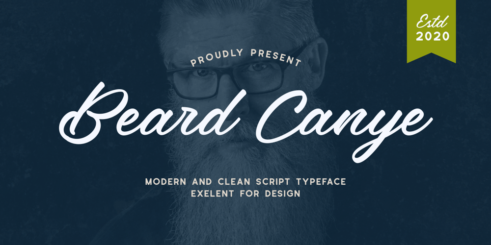 Beard Canye font