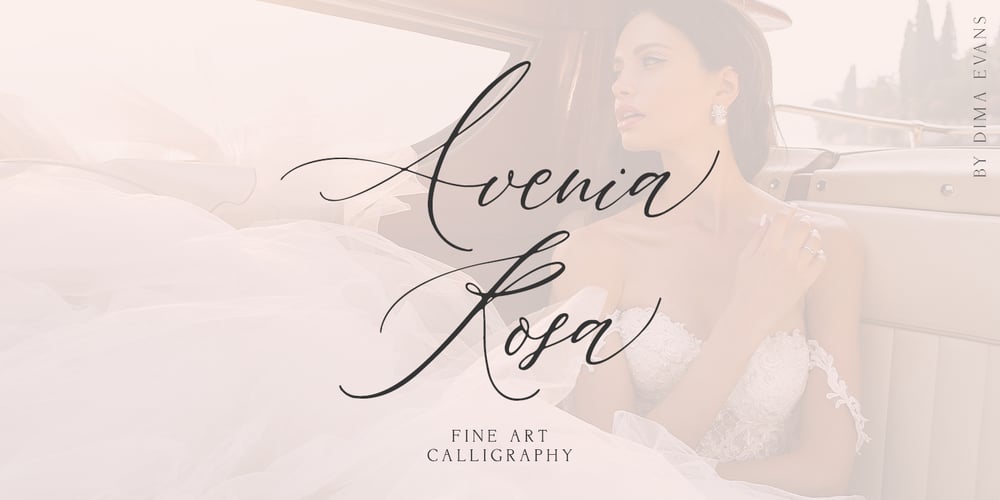 Avenia font