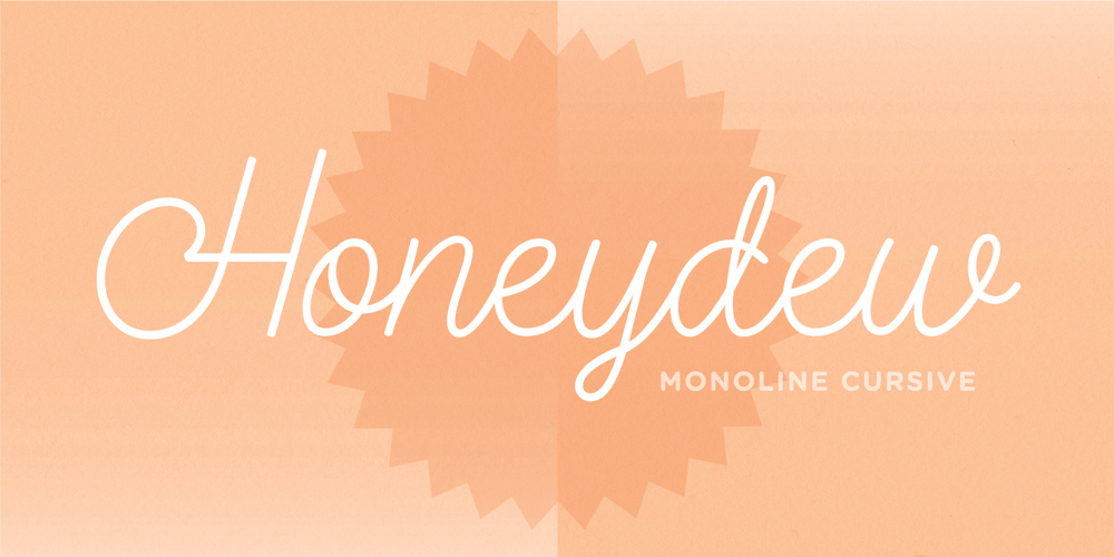 Honeydew font