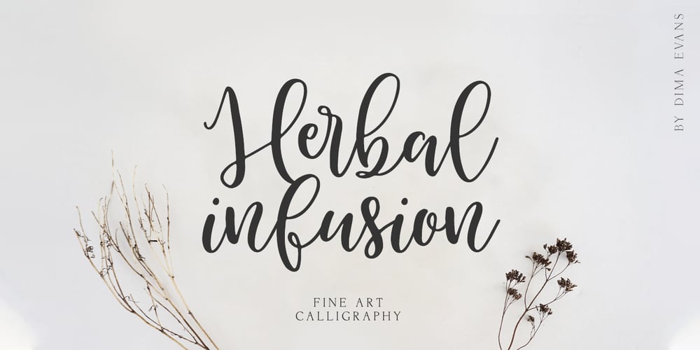 Herbal Infusion font