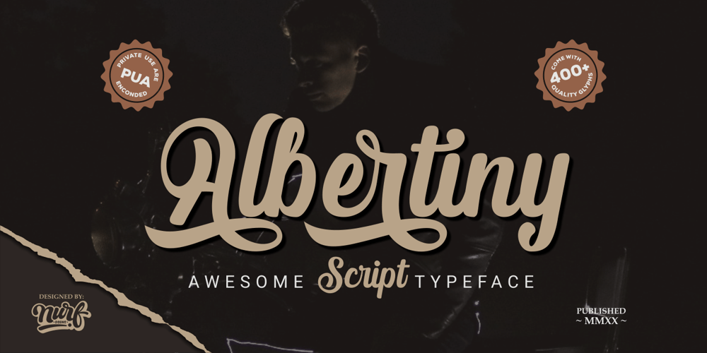Albertiny font