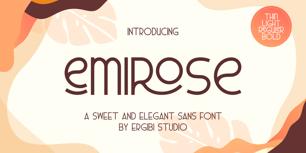 Emirose font