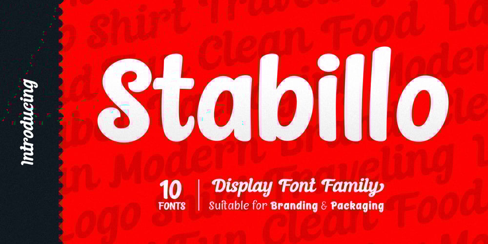 Stabillo font