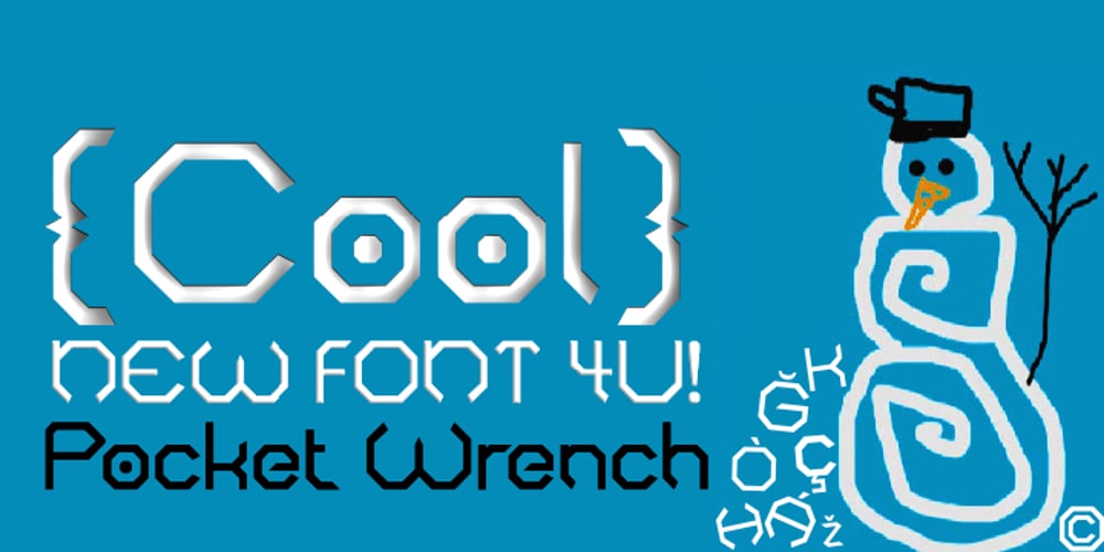 PocketWrench font