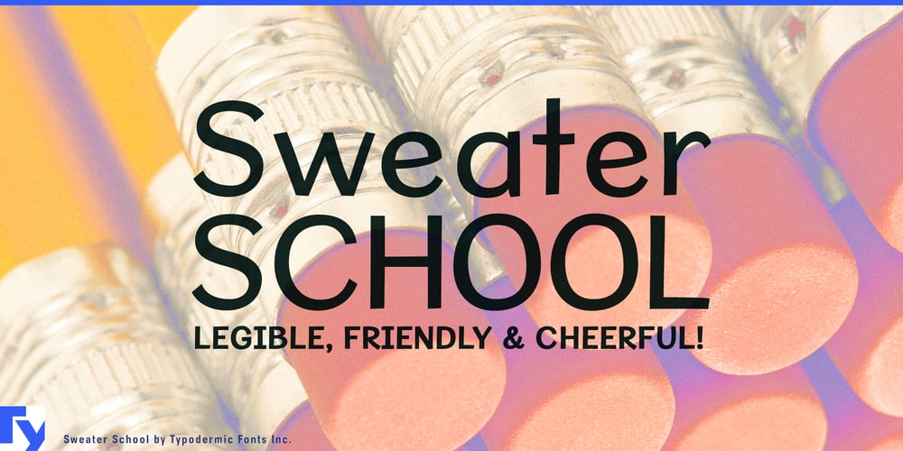 Sweater School font