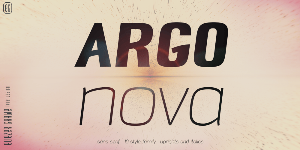 Argo Nova font
