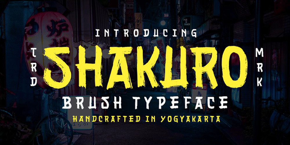 Shakuro Brush font