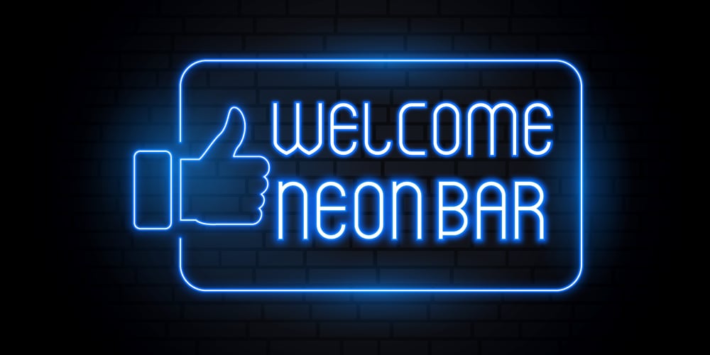 Neon Bar font