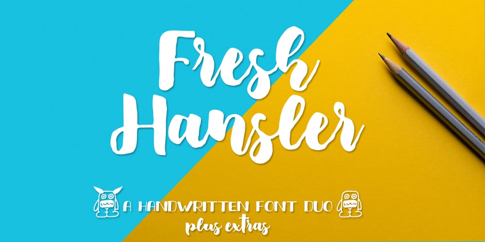 Fresh Hansler font