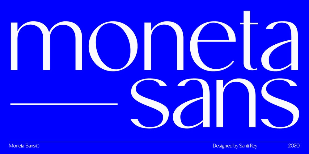 Moneta Sans font