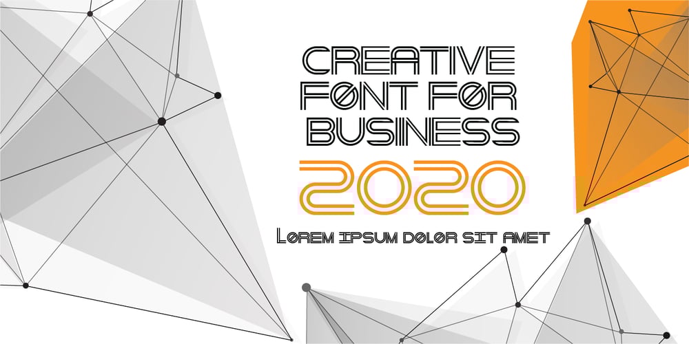 Double Geometry font