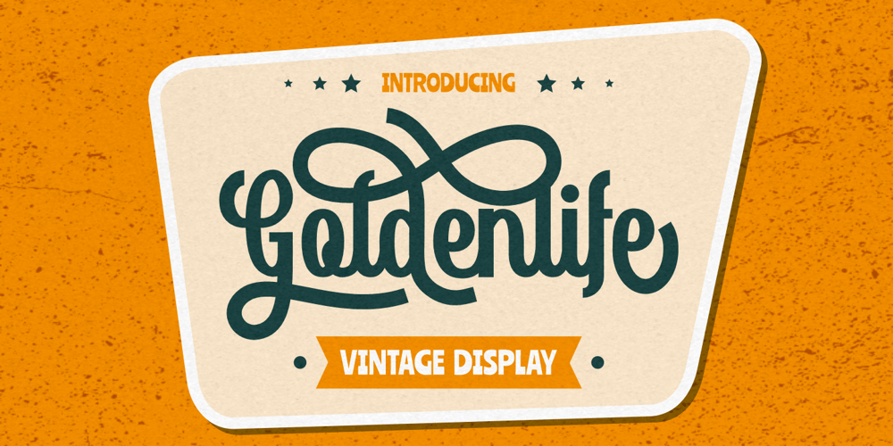 Goldenlife font