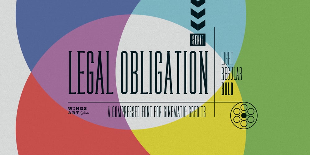 Legal Obligation Serif font