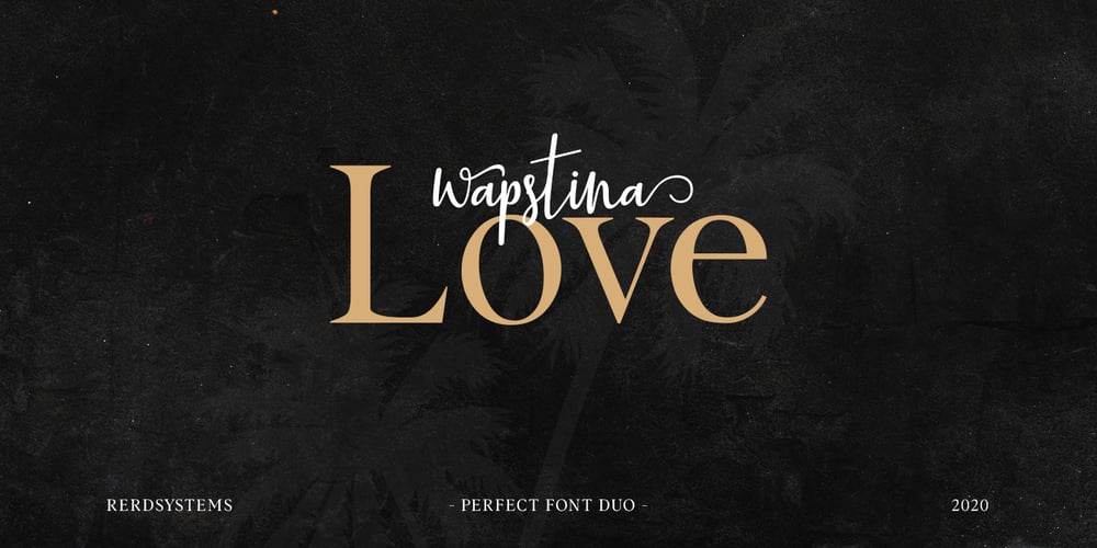 Wapstina Love font