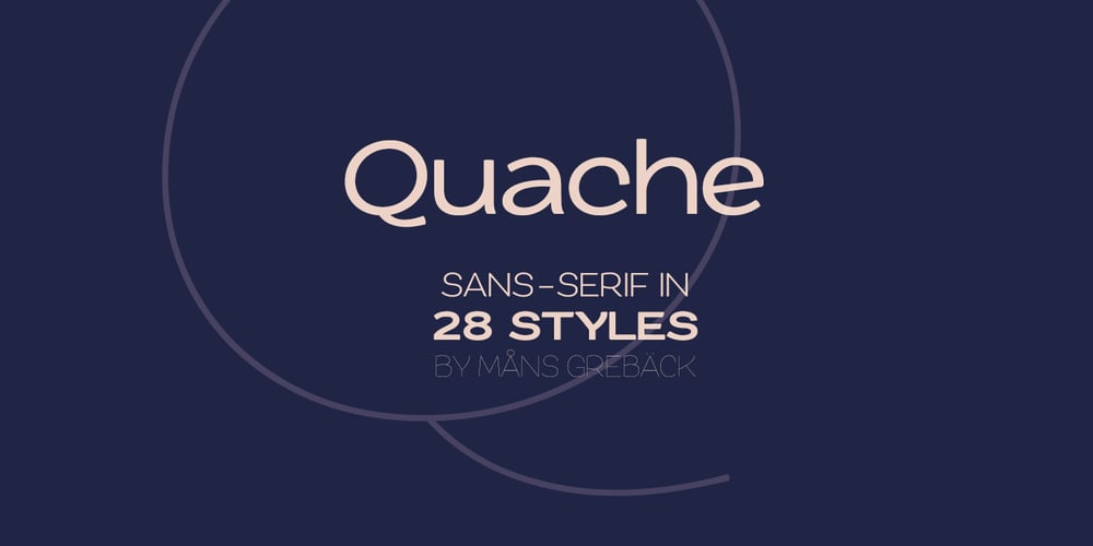 Quache font