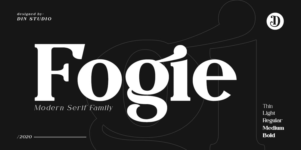 Fogie font